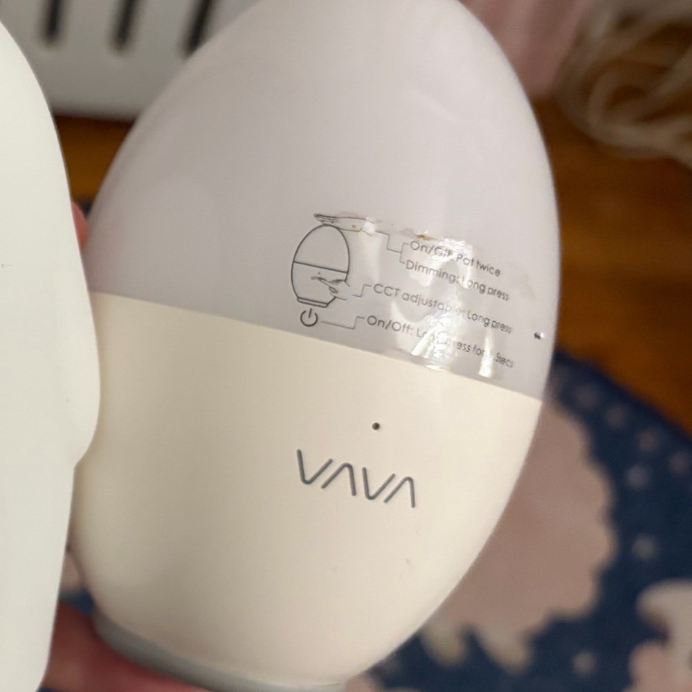 VAVA Oval LED Night Light - White baby light